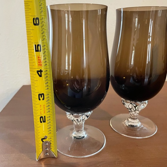 Celebrity Coco Crystal Water Goblets Vintage Wedding - Picture 4 of 4